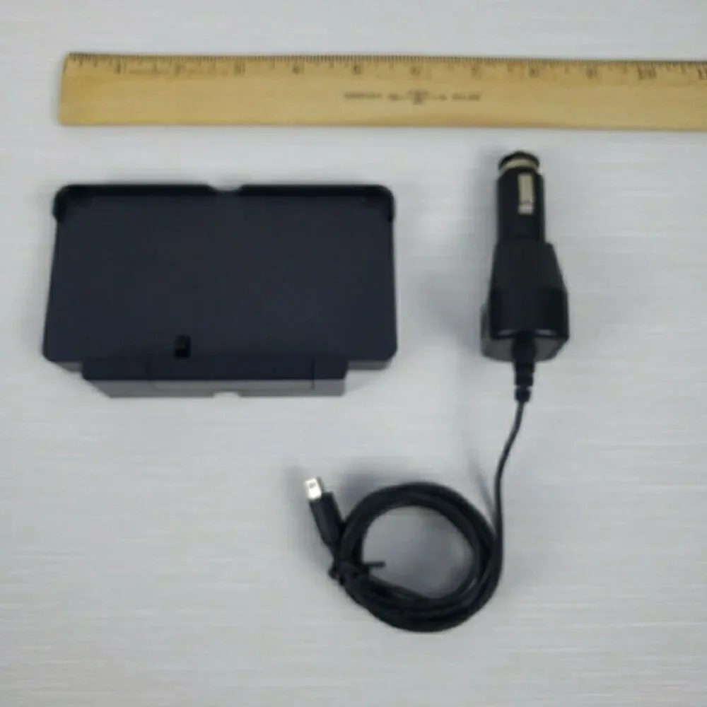 Nintendo 3DS Car Charging Cradle Docking Station Black CTR-007 4.6V 900mA